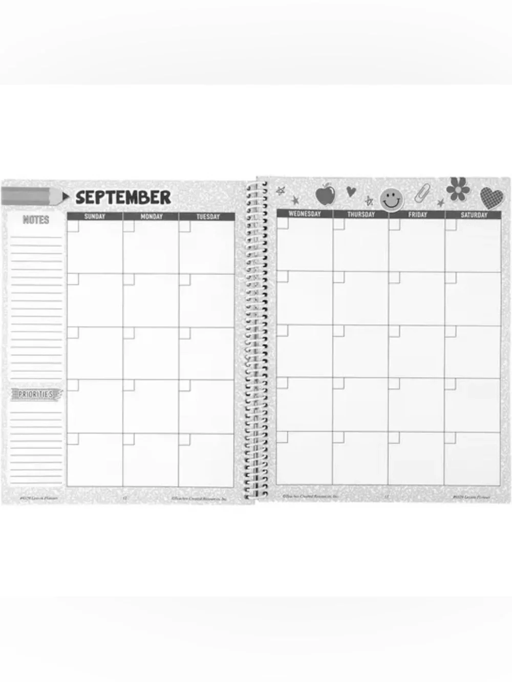 Teacher Spiral-Bound Planner
